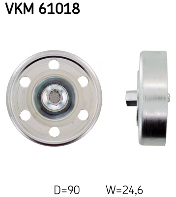 Galoppino/Guidacinghia, Cinghia Poly-V - VKM 61018 SKF